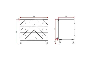 Säng med sängbord, skrivbord, byrå Billy Vit - Möbler - Säng - Möbelset för sovrum