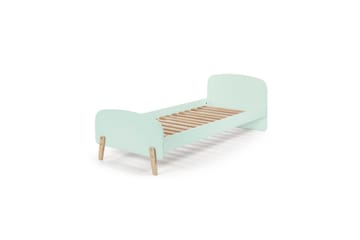 Säng med sängbord Vägg hyllor Kiddy Mintgrön - Mintgrön - Möbler - Säng - Möbelset för sovrum