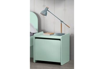 Säng med sängbord Vägg hyllor Kiddy Mintgrön - Mintgrön - Möbler - Säng - Möbelset för sovrum