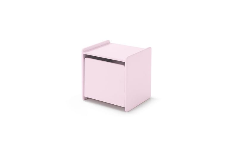 Säng med sängbord Vägg hyllor Kiddy Rosa - Rosa - Möbler - Säng - Möbelset för sovrum