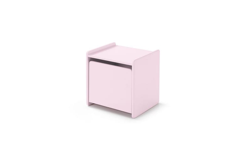 Säng med sängbord Vägg hyllor Skyddsrail Kiddy Rosa - Rosa - Möbler - Säng - Möbelset för sovrum