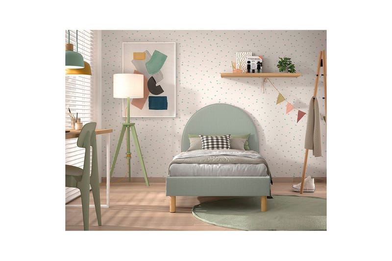 Säng Moon Olivgrön, 90 x 200 cm - Olivgrön, 90 x 200 cm - Möbler - Säng - Sängram & sängstomme
