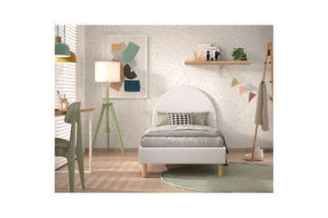 Säng Moon Vit, 90 x 200 cm - Vit, 90 x 200 cm - Möbler - Säng - Sängram & sängstomme