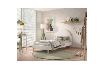 Säng Moon Vit, 90 x 200 cm - Vit, 90 x 200 cm - Möbler - Säng - Sängram & sängstomme