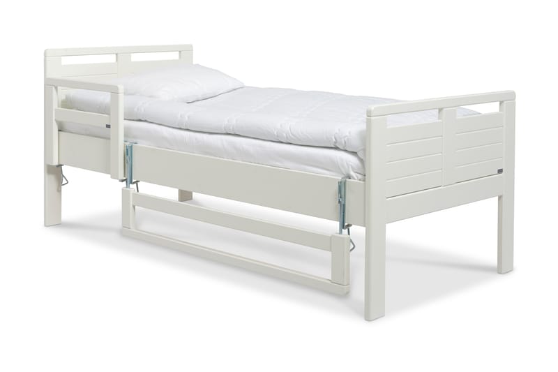 Säng Seniori 120 cm Vit - Kiteen Huonekalut - Sängram & sängstomme