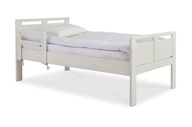 Säng Seniori 120 cm Vit - Kiteen Huonekalut - Sängram & sängstomme