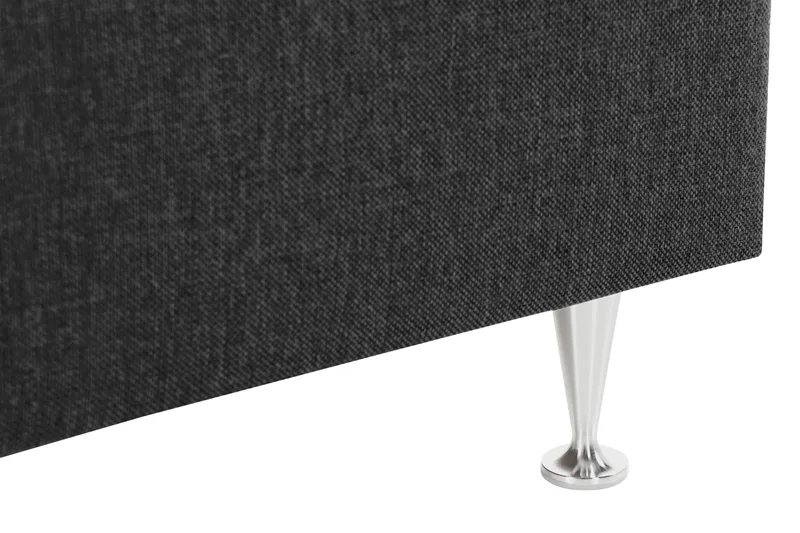 Alessia Komplett Sängpaket med Förvaring LED-belysning 160x200 cm - Svart - Möbler - Säng - Säng med förvaring