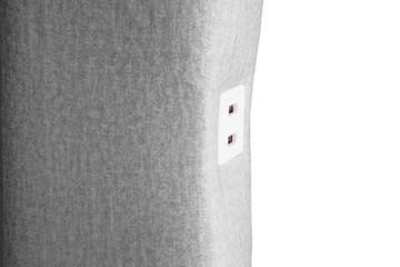 Altaneira Komplett Sängpaket med Lådförvaring LED-belysning 160x200 - Grå - Möbler - Säng - Säng med förvaring
