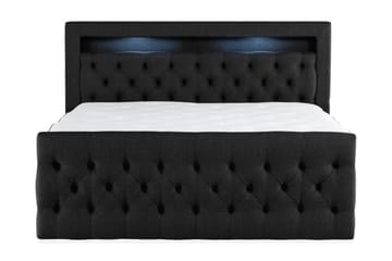 Altaneira Komplett Sängpaket med lådförvaring LED-belysning 160x200