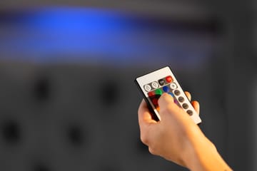 Altaneira Komplett Sängpaket med lyftörvaring LED-belysning 180x200 - Svart - Möbler - Säng - Säng med förvaring