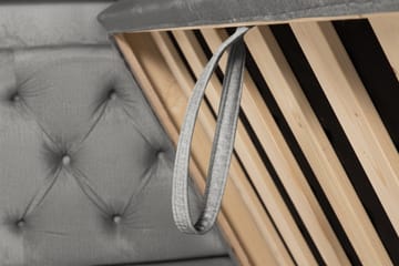 Altaneira Komplett Sängpaket med Lyftförvaring LED-belysning 160x200 - Grå - Möbler - Säng - Säng med förvaring