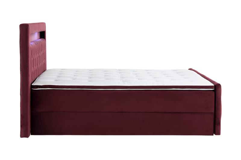 Altaneira Komplett Sängpaket med Lyftförvaring LED-belysning 160x200 - Röd - Möbler - Säng - Säng med förvaring