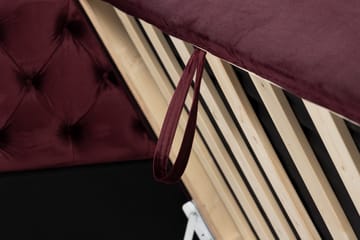 Altaneira Komplett Sängpaket med Lyftförvaring LED-belysning 160x200 - Röd - Möbler - Säng - Säng med förvaring