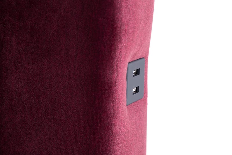 Altaneira Komplett Sängpaket med Lyftförvaring LED-belysning 160x200 - Röd - Möbler - Säng - Säng med förvaring