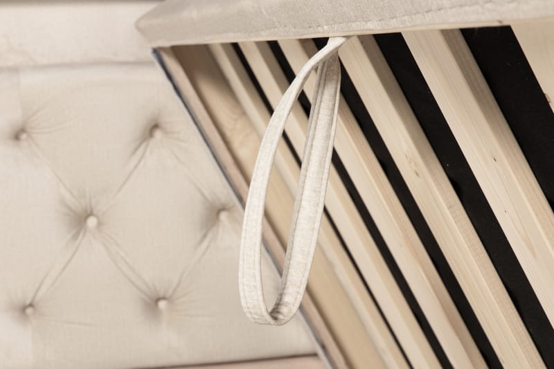 Altaneira Komplett Sängpaket med lyftförvaring LED-belysning 180x200 - Beige - Möbler - Säng - Säng med förvaring