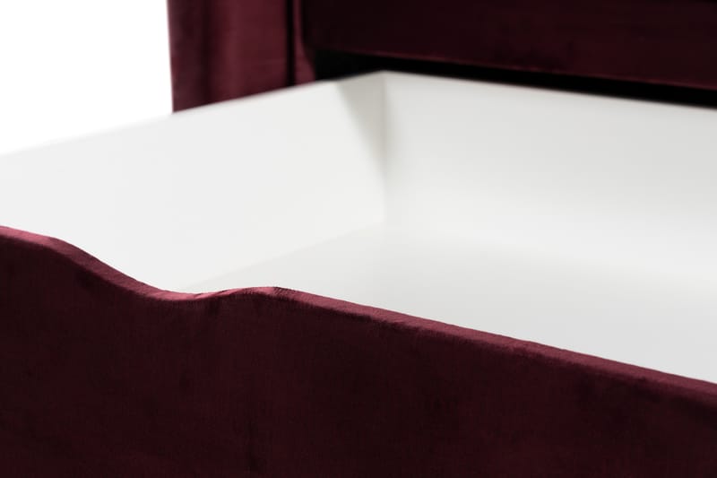 Altaneira Sängpaket 180x200 med Lådförvaring - Röd - Säng med förvaring - Komplett sängpaket