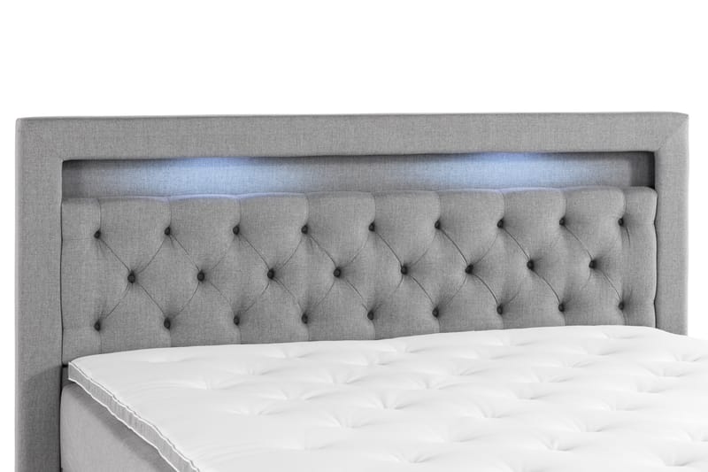 Altaneira Sängpaket 180x200 med Lyftförvaring - Grå - Säng med förvaring - Komplett sängpaket