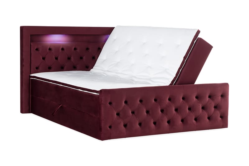 Altaneira Sängpaket 180x200 med Lyftförvaring - Röd - Säng med förvaring - Komplett sängpaket