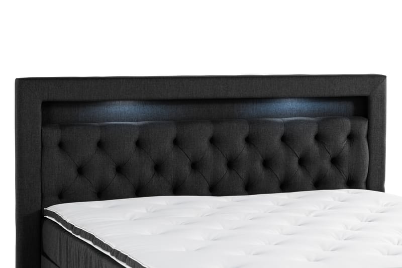 Altaneira Sängpaket160x200 med Lådförvaring - Svart - Säng med förvaring - Komplett sängpaket