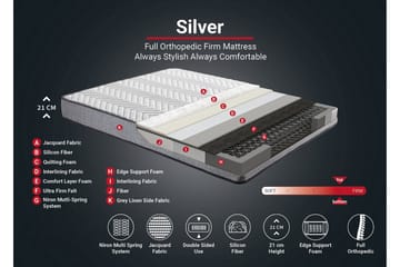 Argentu Kontinentalsäng 150x200 cm - Grå - Möbler - Säng - Säng med förvaring