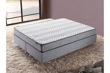 Argentu Kontinentalsäng 160x200 cm - Grå - Möbler - Säng - Säng med förvaring