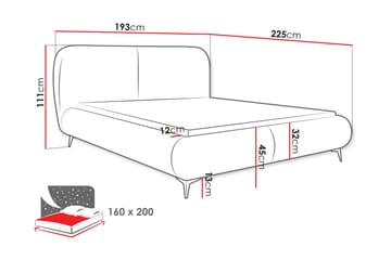 Arondel Förvaringssäng - Beige - Möbler - Säng - Säng med förvaring