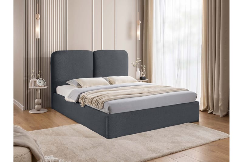 Arondel Förvaringssäng - Svart/Vit - Möbler - Säng - Säng med förvaring