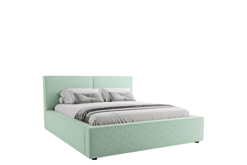 Bizantine Förvaringssäng 160x200 cm - Grön - Möbler - Säng - Säng med förvaring - Dubbelsäng med förvaring