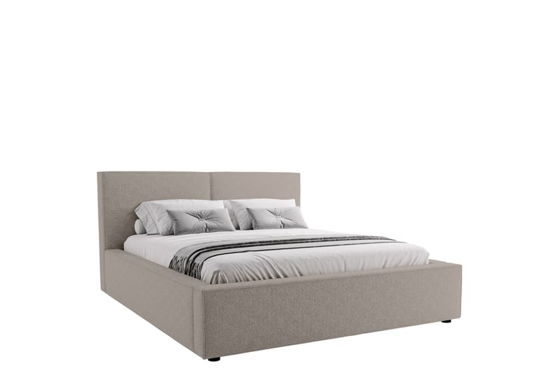 Bizantine Förvaringssäng 200x200 cm - Beige - Möbler - Säng - Säng med förvaring - Dubbelsäng med förvaring