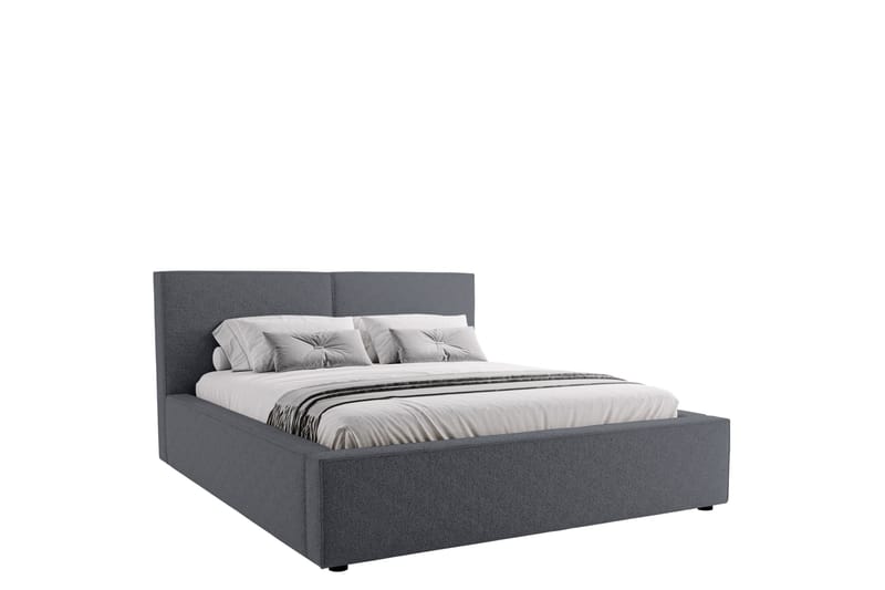 Bizantine Förvaringssäng 200x200 cm - Grå - Möbler - Säng - Säng med förvaring