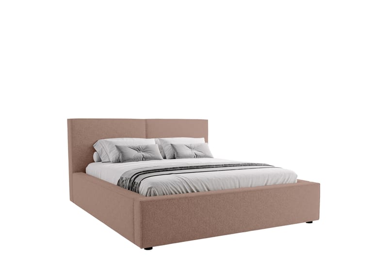 Bizantine Förvaringssäng 200x200 cm - Rosa - Möbler - Säng - Säng med förvaring