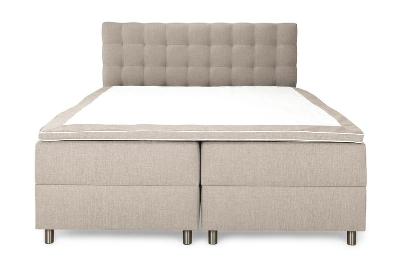 Box Bed Suset 160x200 - Beige - Möbler - Säng - Säng med förvaring - Dubbelsäng med förvaring