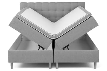 Box Bed Suset 160x200 - Ljusgrå - Möbler - Säng - Säng med förvaring - Dubbelsäng med förvaring