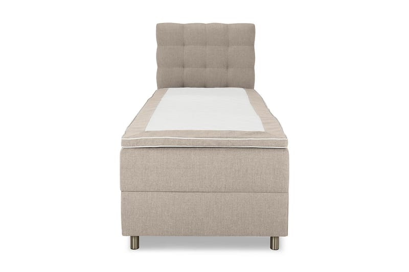 Box Bed Suset 80x200 - Beige - Säng med förvaring - Komplett sängpaket