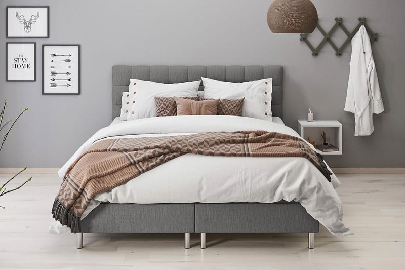 Box Bed Suset 80x200 - Grå - Möbler - Säng - Säng med förvaring