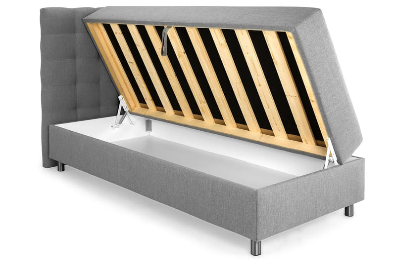 Box Bed Suset 80x200 - Ljusgrå - Möbler - Säng - Säng med förvaring