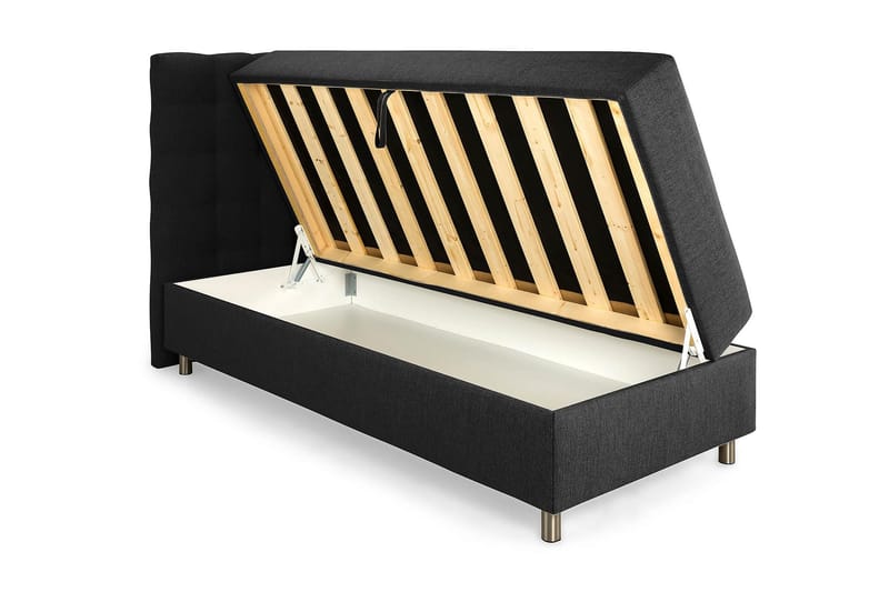 Box Bed Suset 90x200 - Mörkgrå - Möbler - Säng - Säng med förvaring