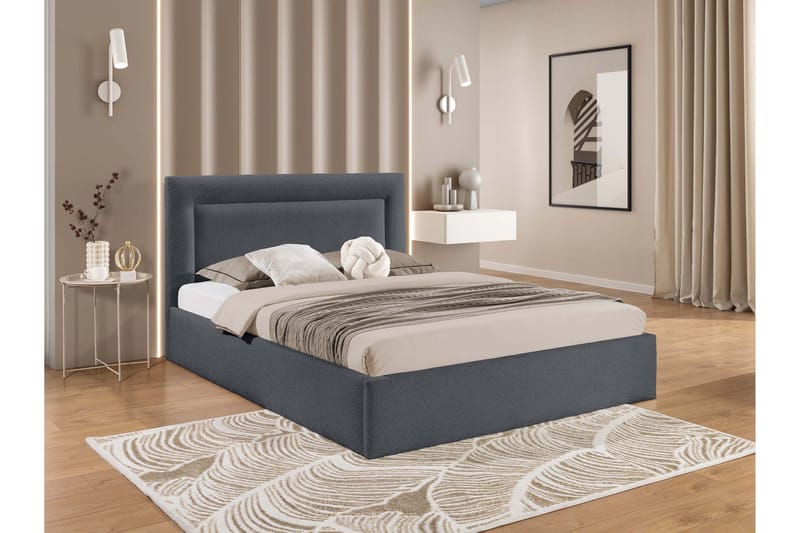 Carve Förvaringssäng - Grå - Möbler - Säng - Säng med förvaring