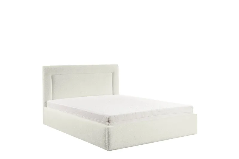 Carve Förvaringssäng, Vit