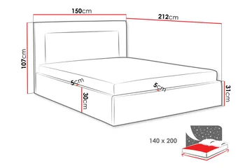 Carve Förvaringssäng - Möbler - Säng - Säng med förvaring