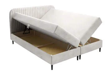 Celestine Förvaringssäng 200x200 cm - Svart - Möbler - Säng - Säng med förvaring