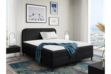 Celestine Förvaringssäng 200x200 cm - Svart - Möbler - Säng - Säng med förvaring