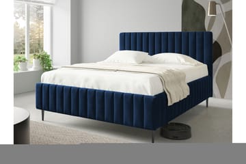 Desio Förvaringssäng 160x200 cm - Blå - Möbler - Säng - Säng med förvaring - Dubbelsäng med förvaring