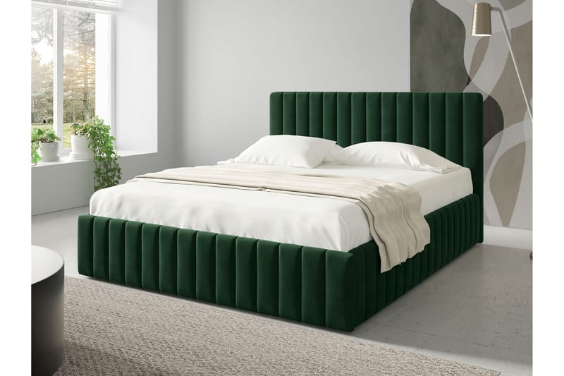 Desio Förvaringssäng 180x200 cm - Svart - Möbler - Säng - Säng med förvaring - Dubbelsäng med förvaring