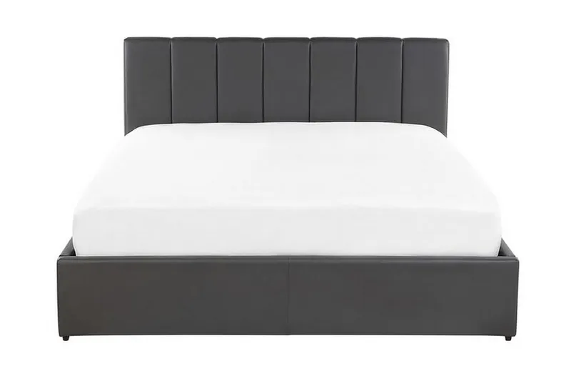 Dreuxa Förvaringssäng 140x200 cm, Konstläder/Grå