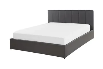 Dreuxa Förvaringssäng 140x200 cm - Konstläder/Grå - Möbler - Säng - Säng med förvaring