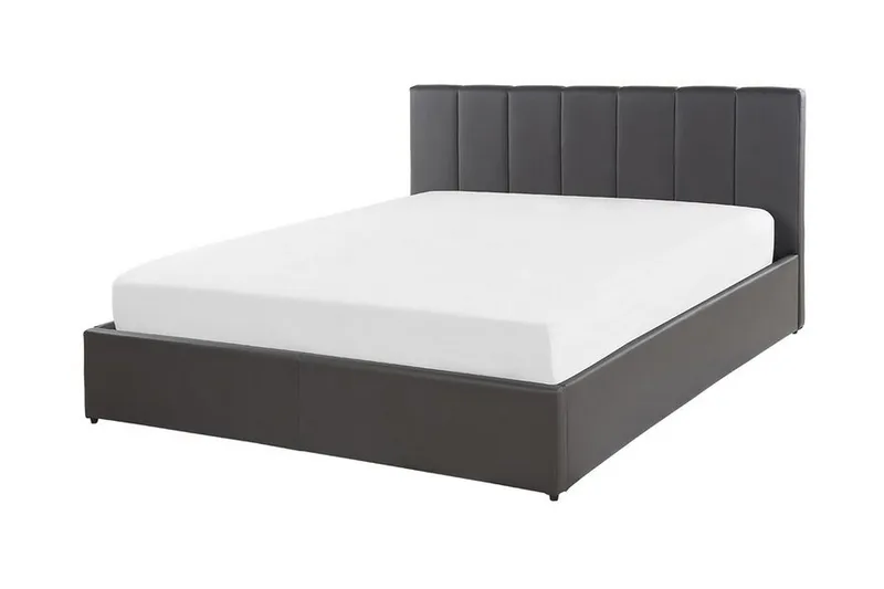 Dreuxa Förvaringssäng 140x200 cm - Konstläder/Grå - Möbler - Säng - Säng med förvaring