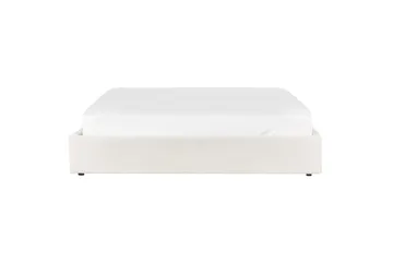 Dubbelsäng Dinan med lamellram Vit, 180x200 cm - Vit, 180x200 cm - Möbler - Säng - Säng med förvaring