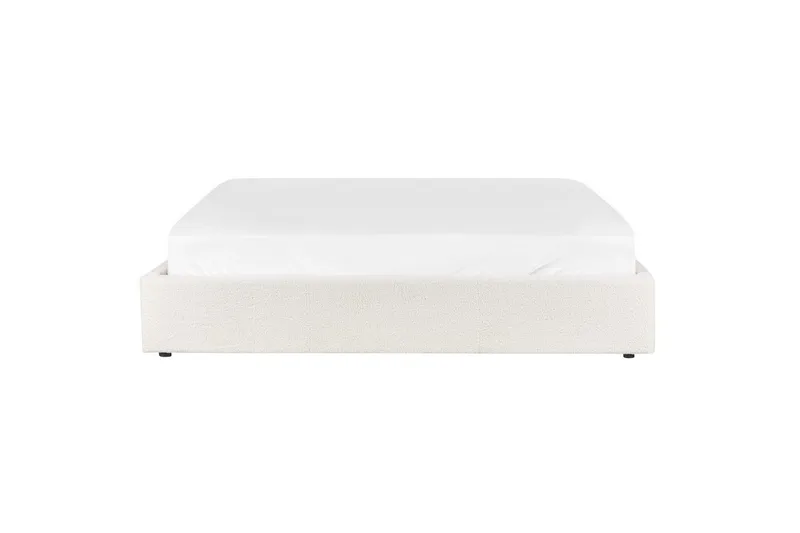 Dubbelsäng Dinan med lamellram Vit, 180x200 cm - Vit, 180x200 cm - Möbler - Säng - Säng med förvaring