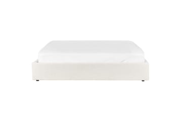 Dubbelsäng Dinan med lamellram Vit, 180x200 cm - Vit, 180x200 cm - Möbler - Säng - Säng med förvaring